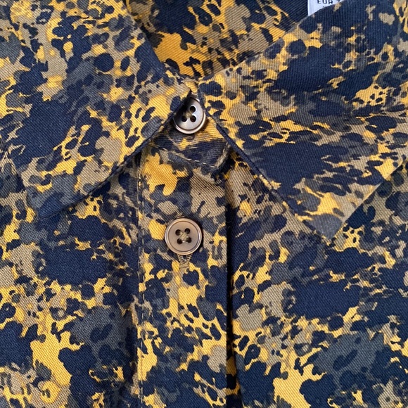 Abstract print long sleeve dress - Picture 4 of 6